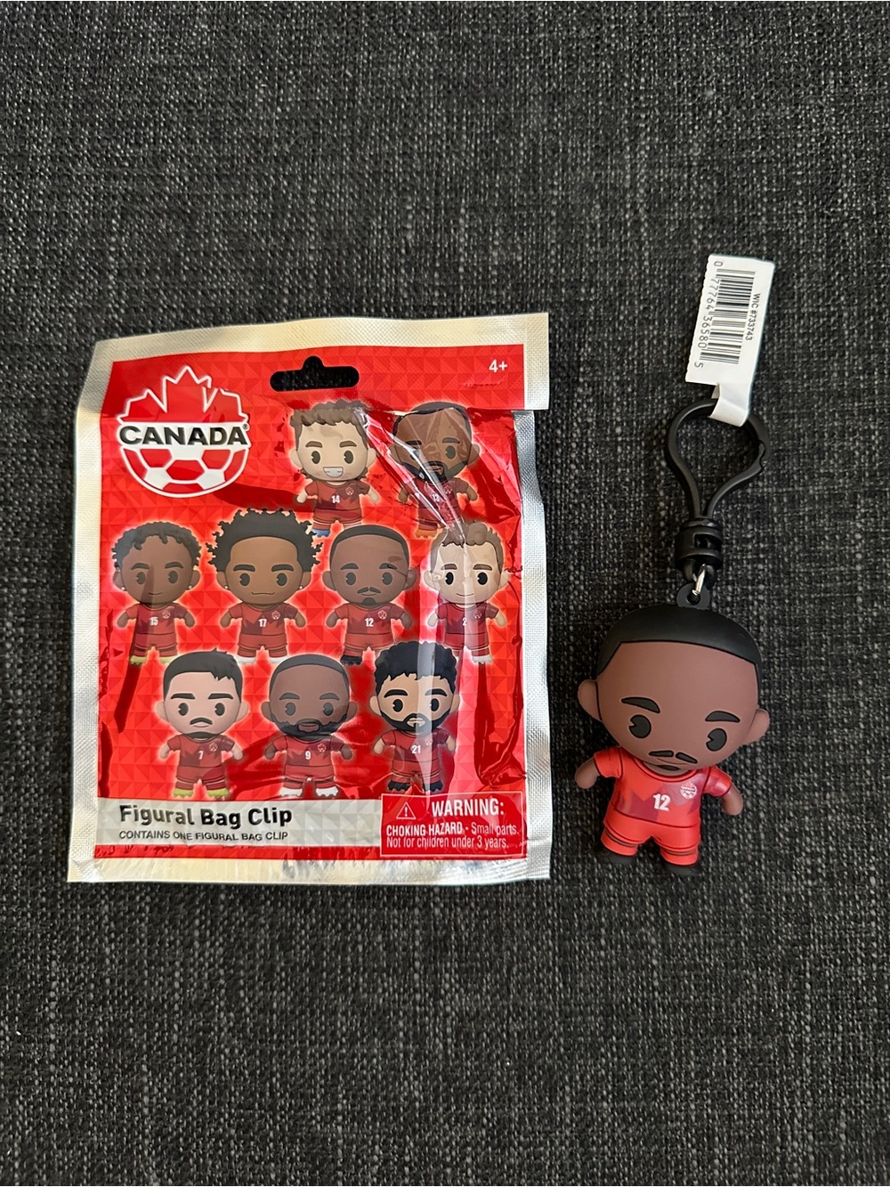 Monogram Canada Soccer Figural Bag Clip Keychain Tani Oluwaseyi